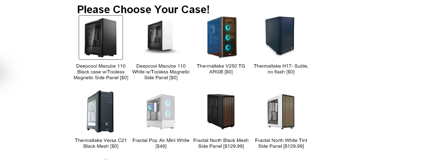 Please choose your case!-Signa