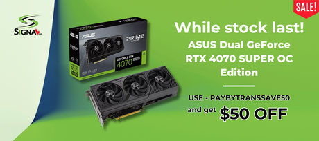 HUGE Discount! - ASUS Dual GeForce RTX 4070 SUPER OC Edition