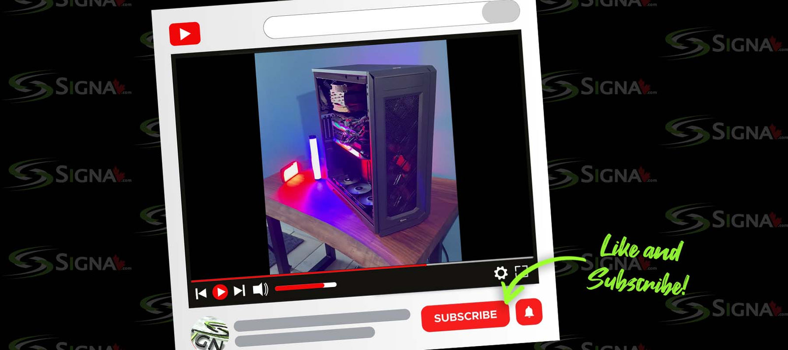 A Monster Signa VFX Workstation Video Shoot