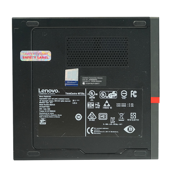 Refurbished Lenovo ThinkCentre M720q Tiny – 8th Gen Intel Core i5 | 16GB RAM | 1TB SSD | Windows 11 Pro