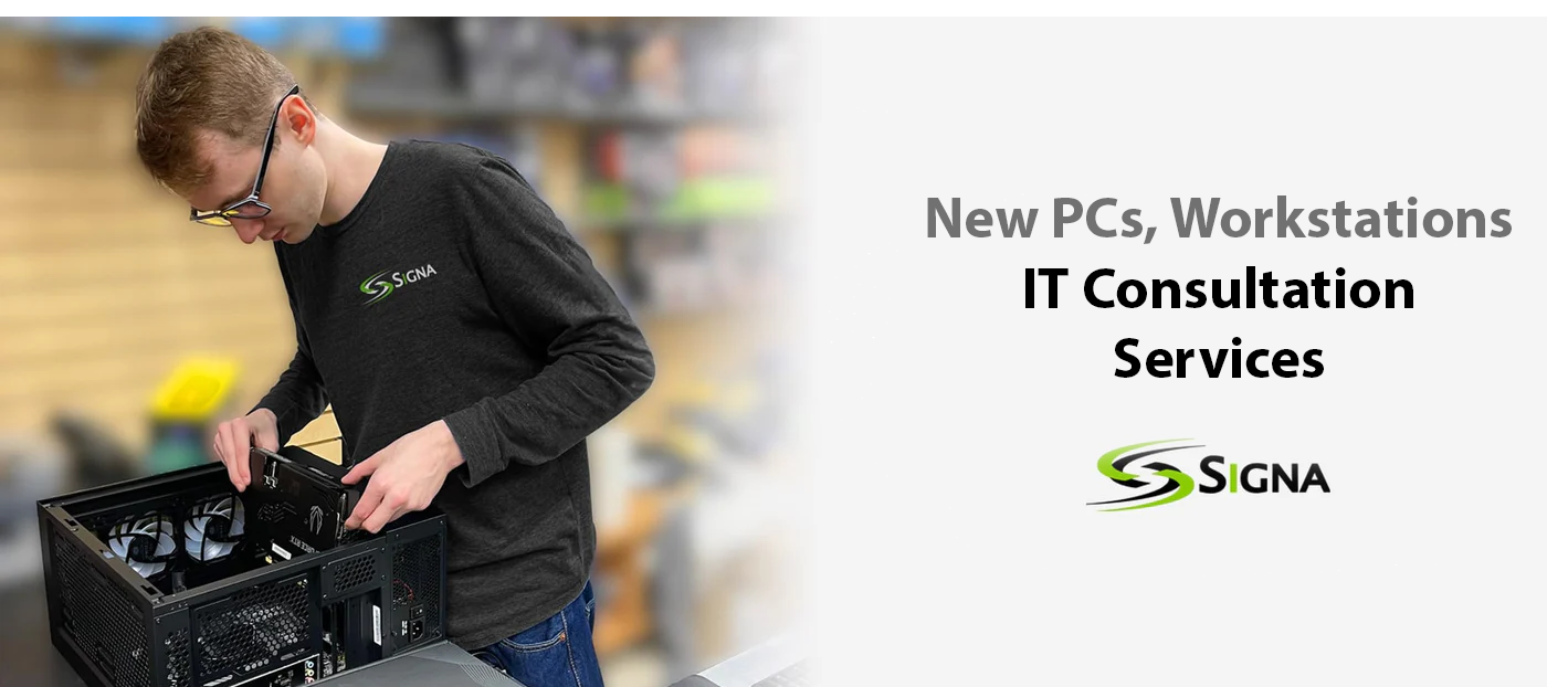 New Pcs Workstations It Consulting Services Toronto Signa