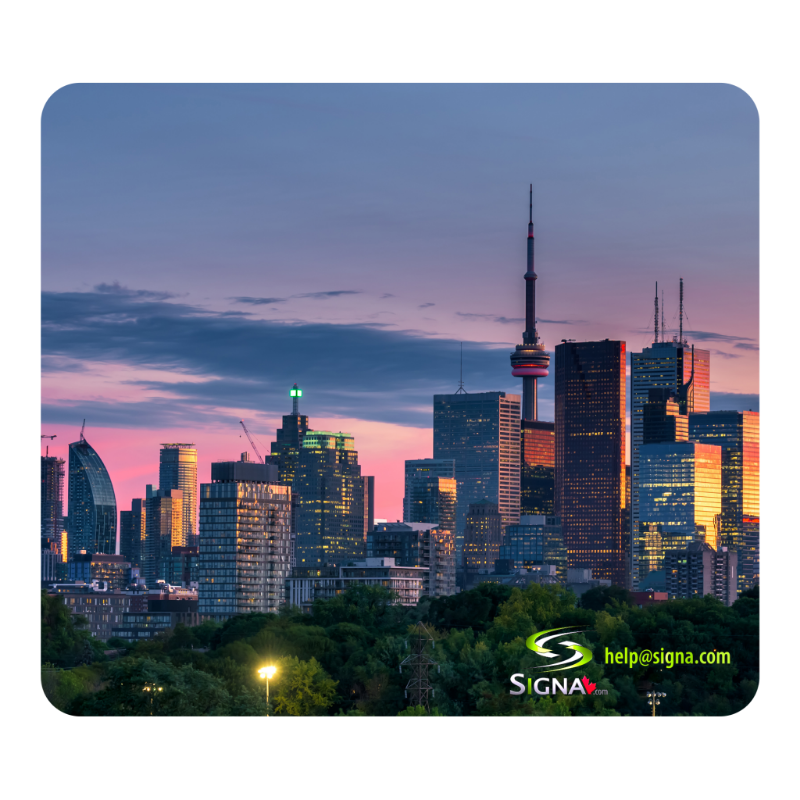 Signa Mouse Pad Microfiber Black