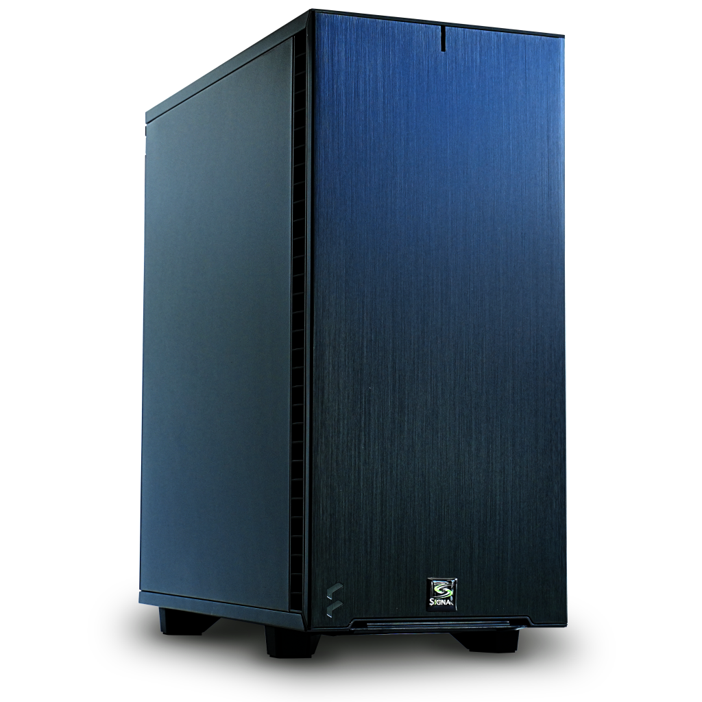 clean black computer