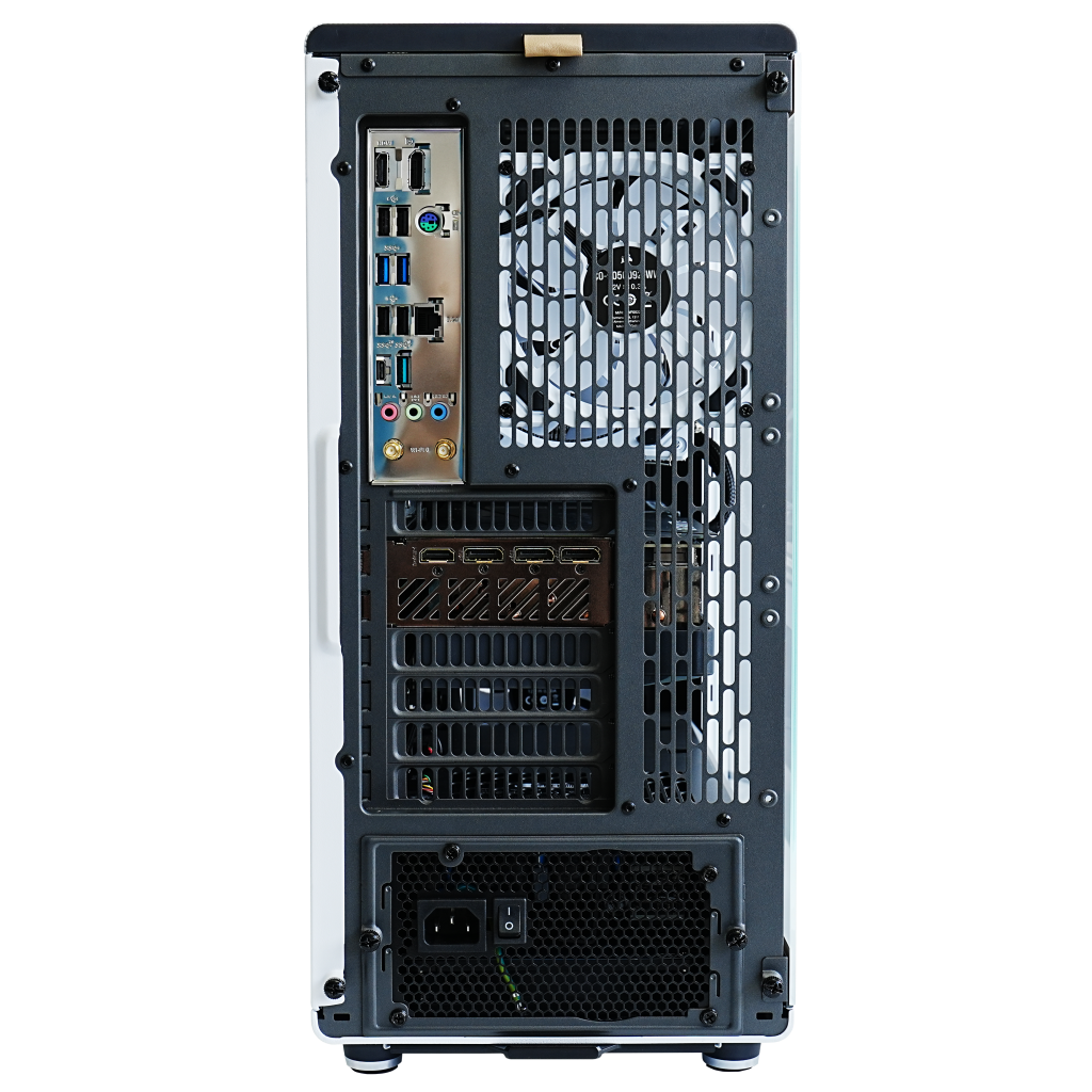 the Back of computer