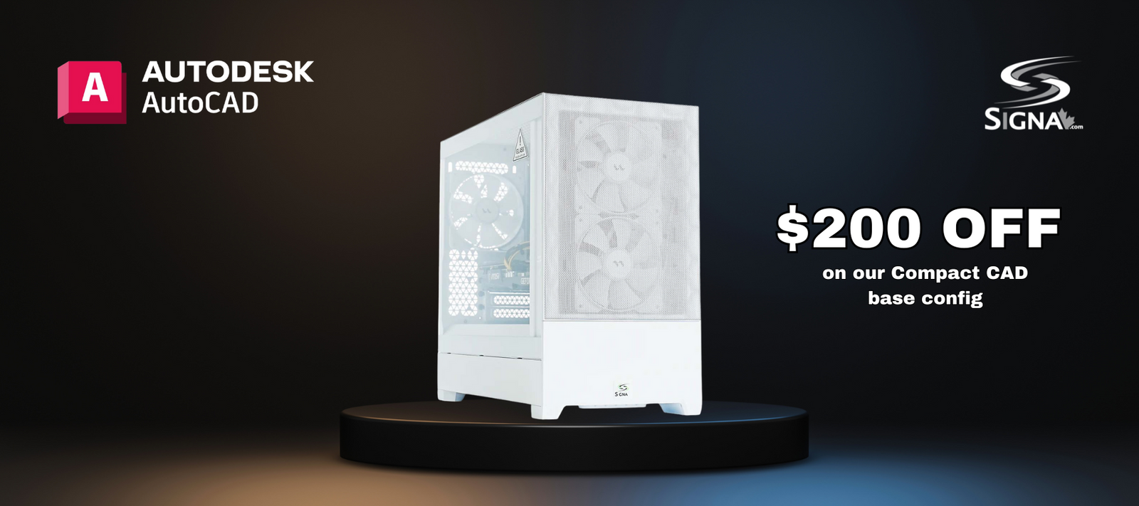 Who said CAD PC workstations had to be boring black boxes?-Signa
