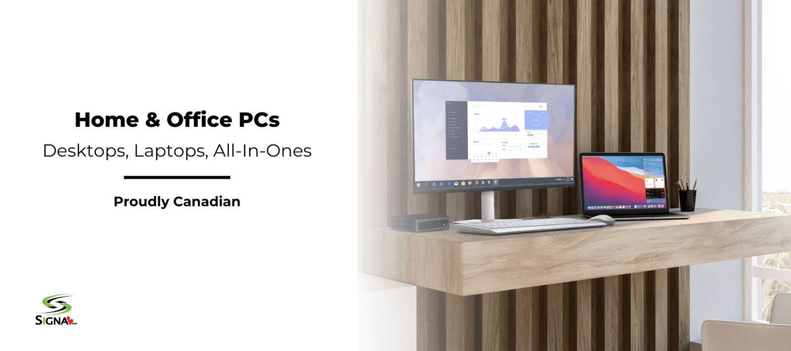 Reliable, Quiet, and Ready for Work: Signa Home & Office PCs