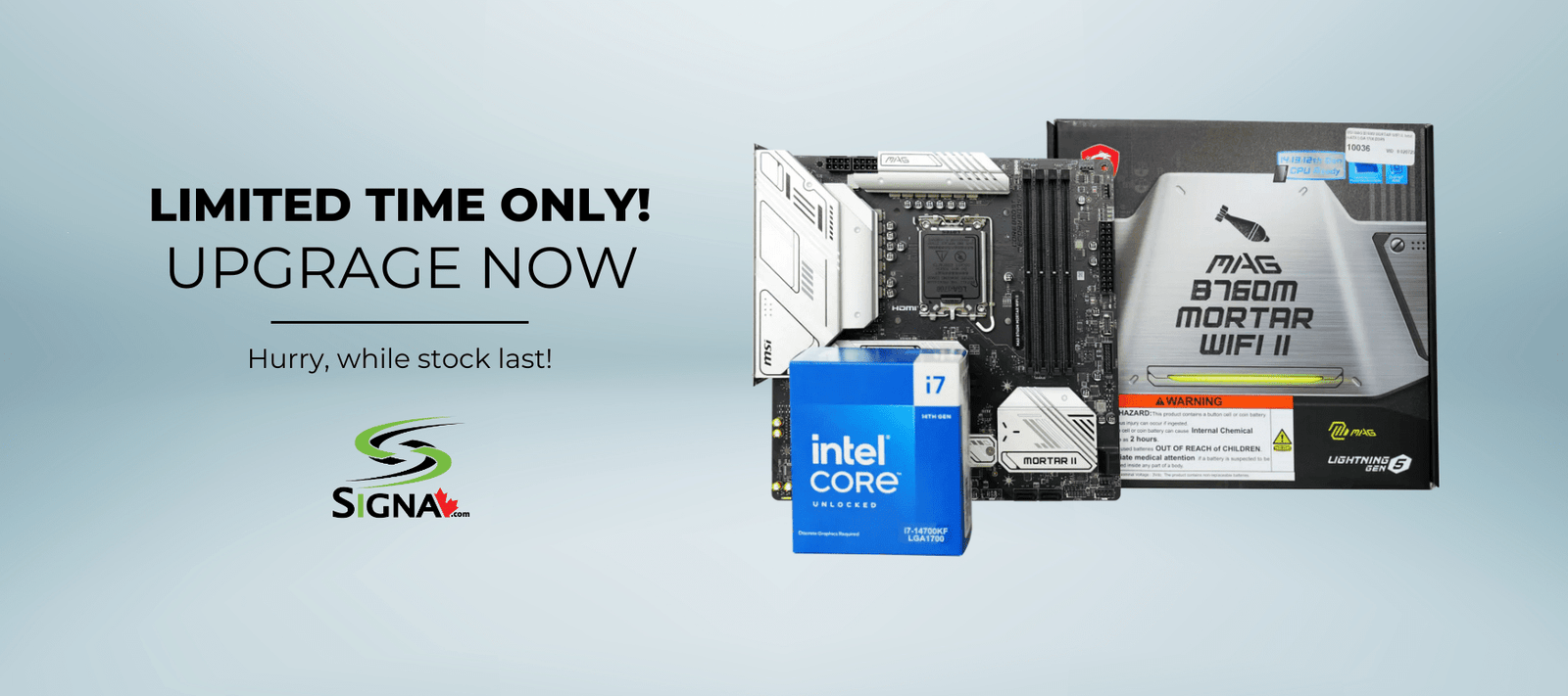 Intel Ultra 7 265KF Chip & Board Upgrade Combo