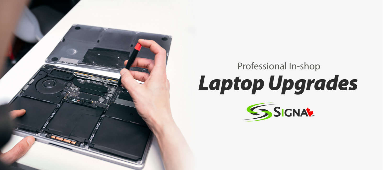 Professional In-Shop Laptop Upgrades