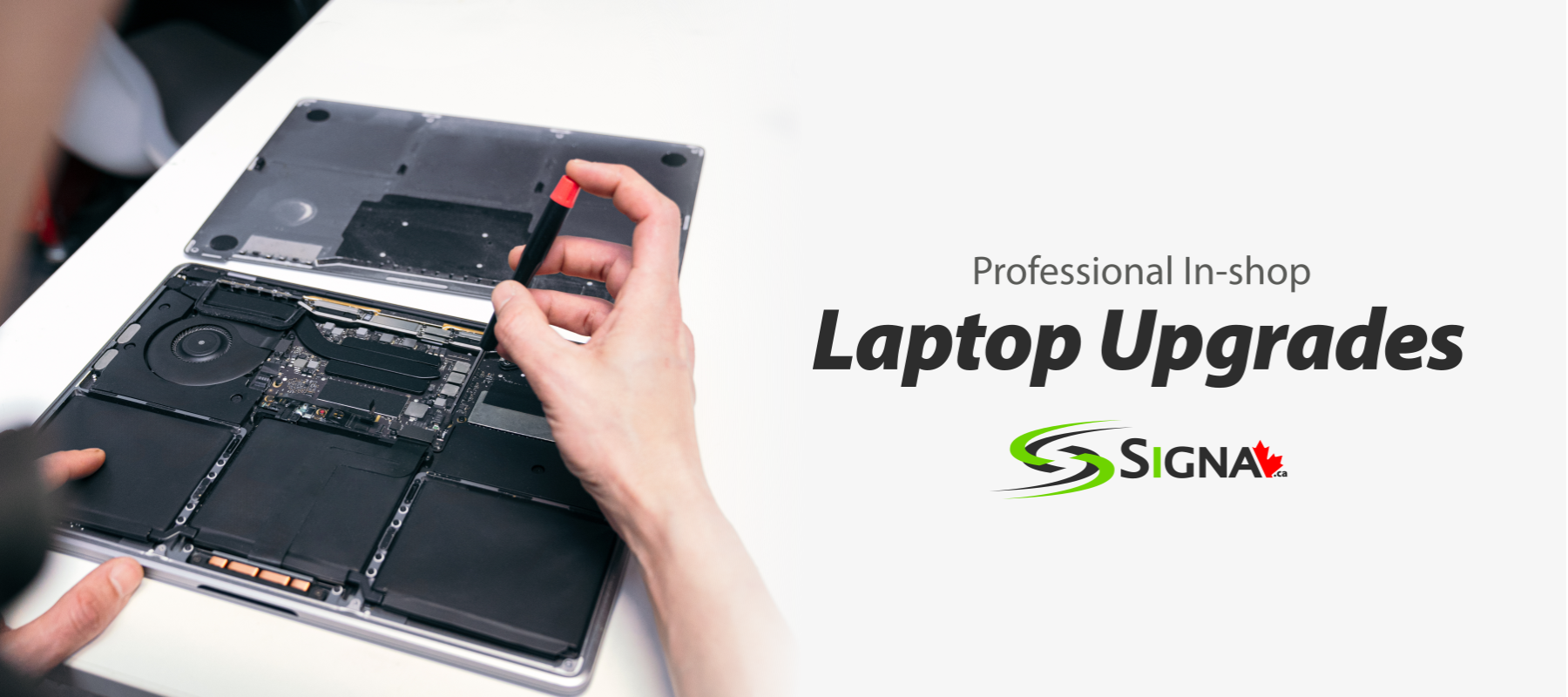 Professional In-Shop Laptop Upgrades