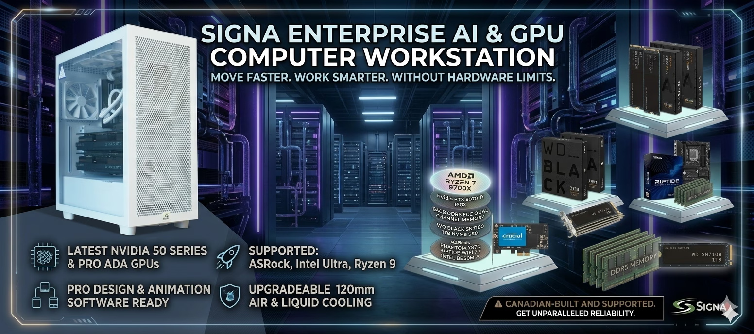 Signa Enterprise AI & Computer Workstation_Banner
