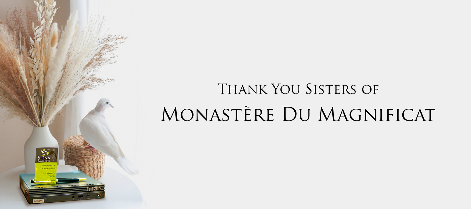 Thank You Sisters Of Monastère Du Magnificat