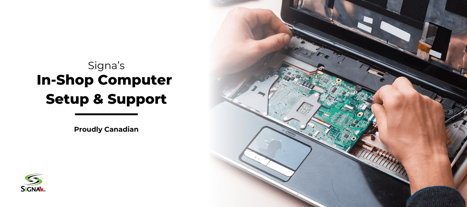 Signa's In-Shop Computer Setup & Support