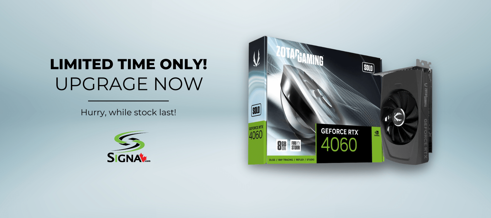Unleash Smooth Performance with the Zotac VCX GeForce RTX 4060 8GB SOLO - Signa's Promo!