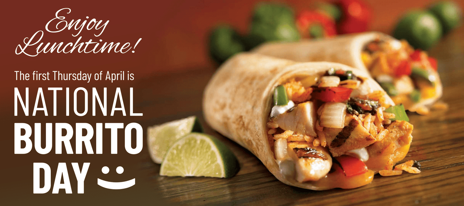 April 3rd is National Burrito Day! - Signa
