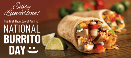 April 3rd is National Burrito Day! - Signa