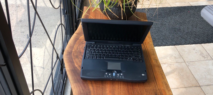 Signa got to take a 'trip back in time' with this laptop!