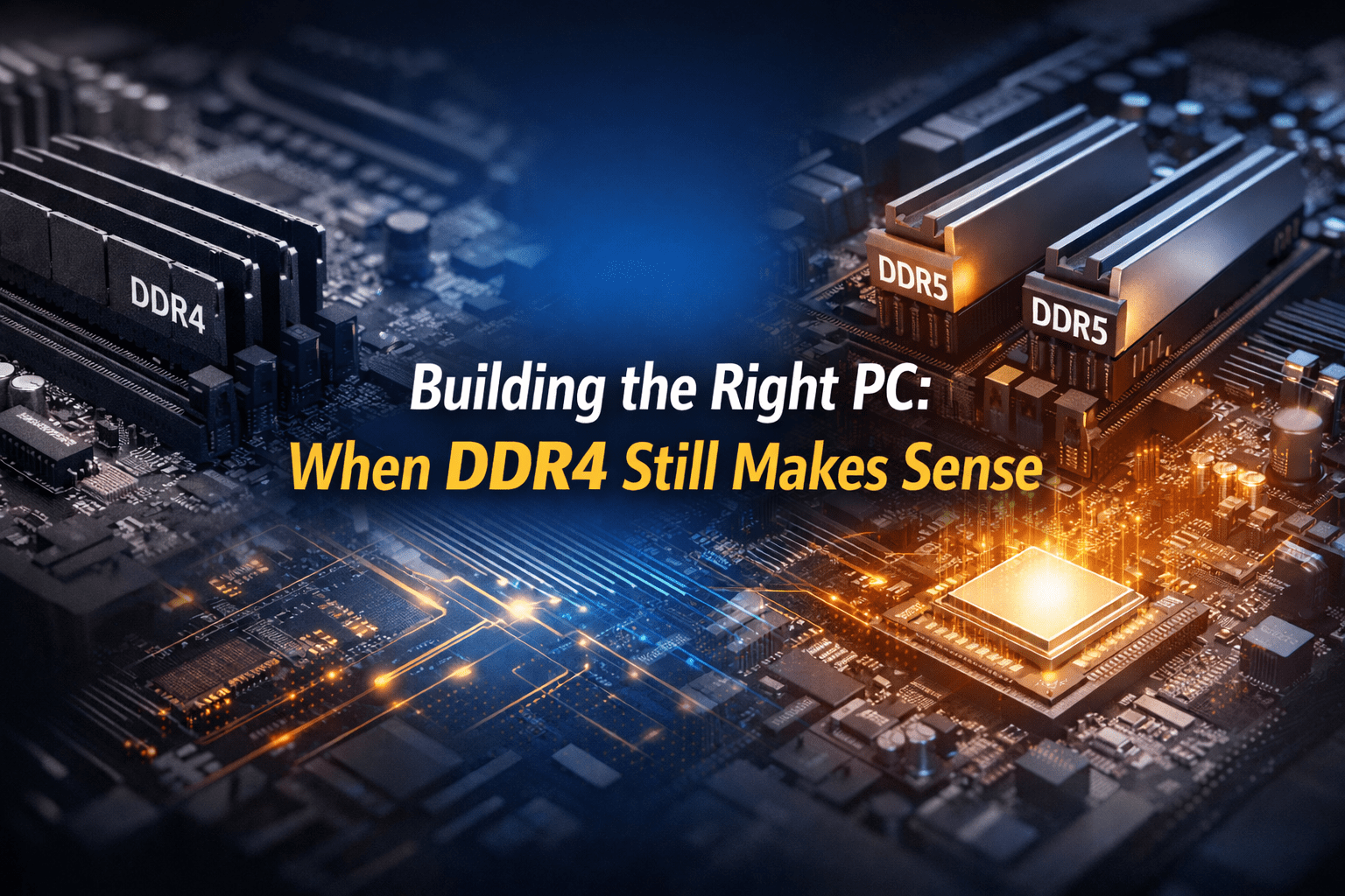 Building the Right PC: When DDR4 Still Makes Sense - Signa