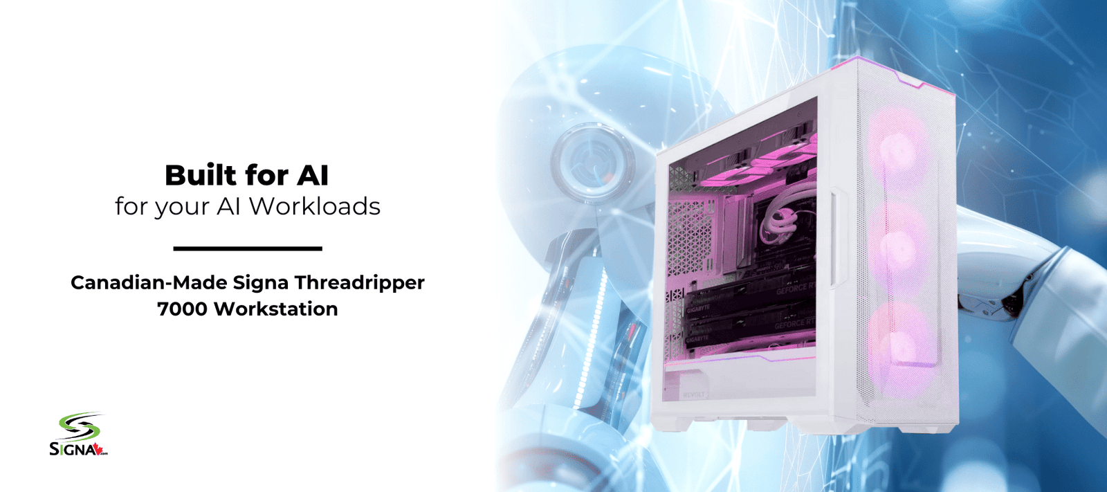 Built for AI: Canadian-Made Signa Threadripper 7000 Workstation - Signa