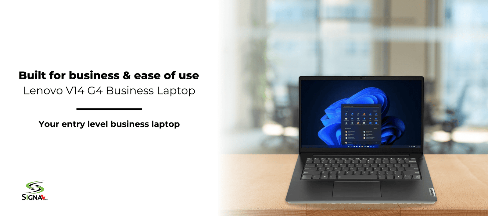 Built for business & ease of use | Lenovo V14 G4 Business Laptop - Signa