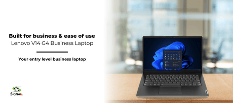 Built for business & ease of use | Lenovo V14 G4 Business Laptop - Signa