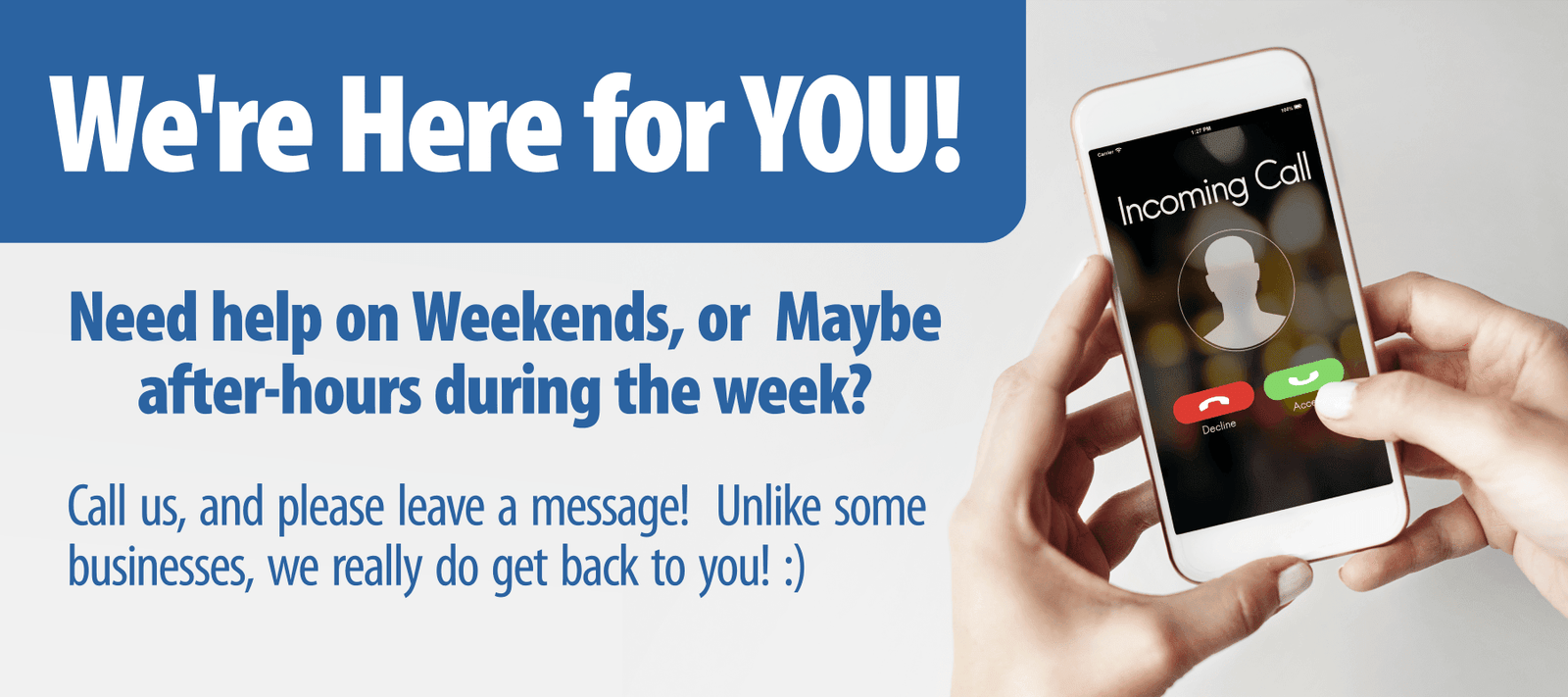 Call Us!  We're Ready to Help. - Signa