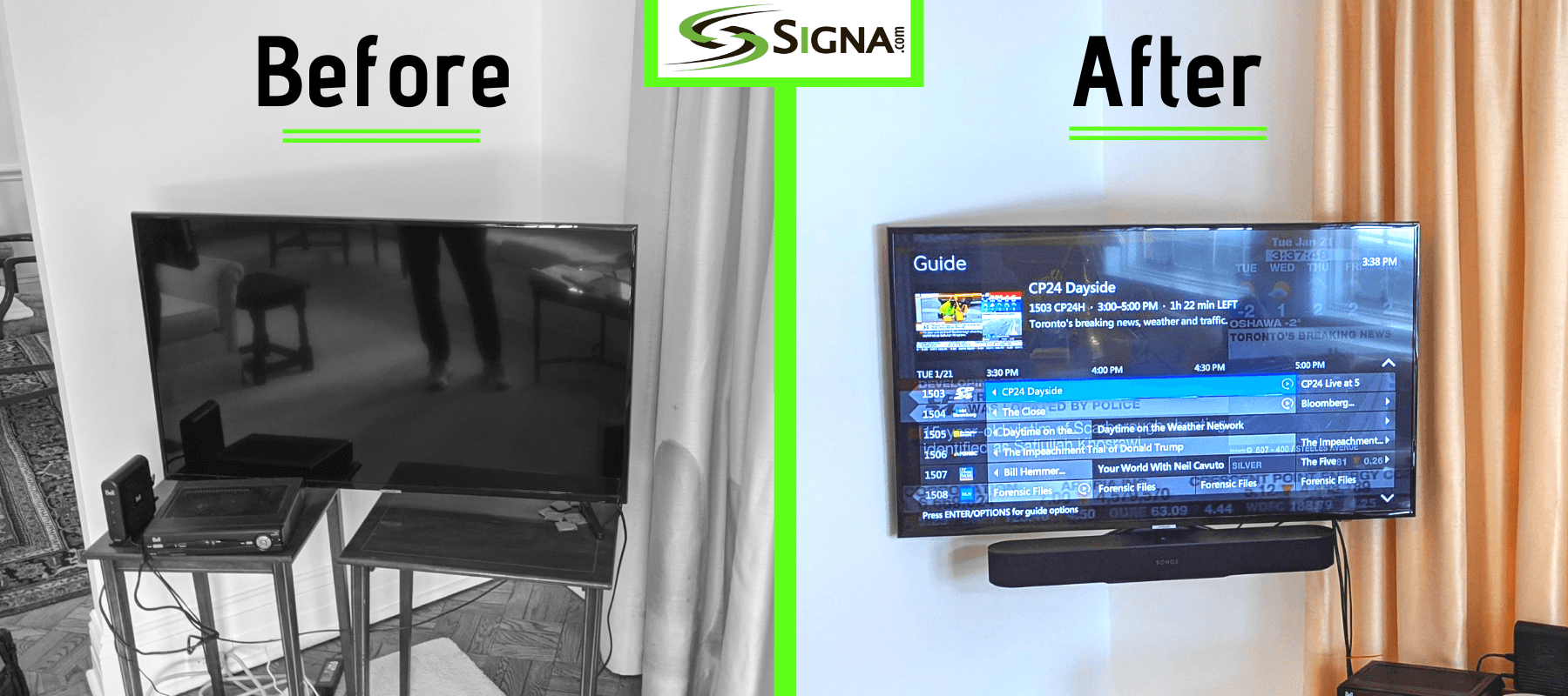 Bought Your Dream TV But Don’t Know Where To Install It? We Can Help - Signa