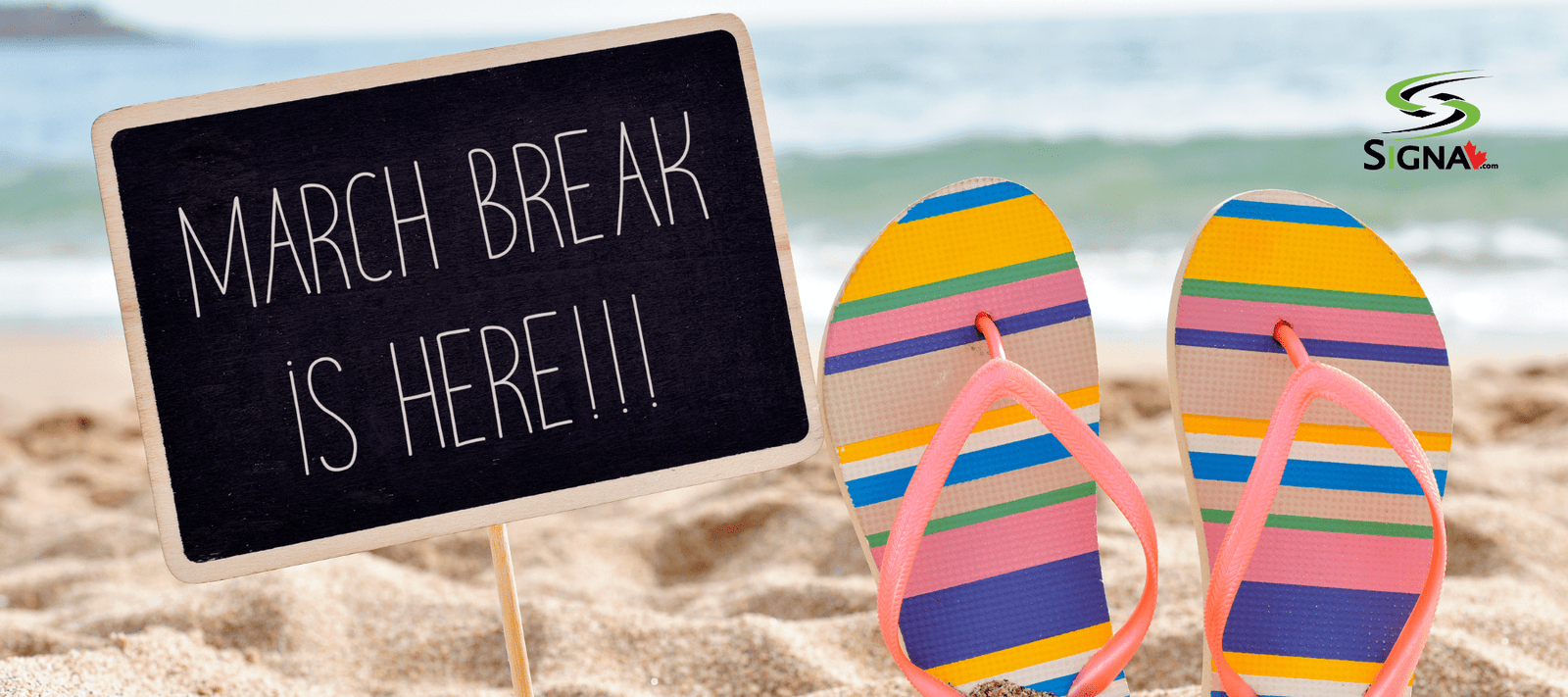Hey, It's March. Take a Break! - Signa