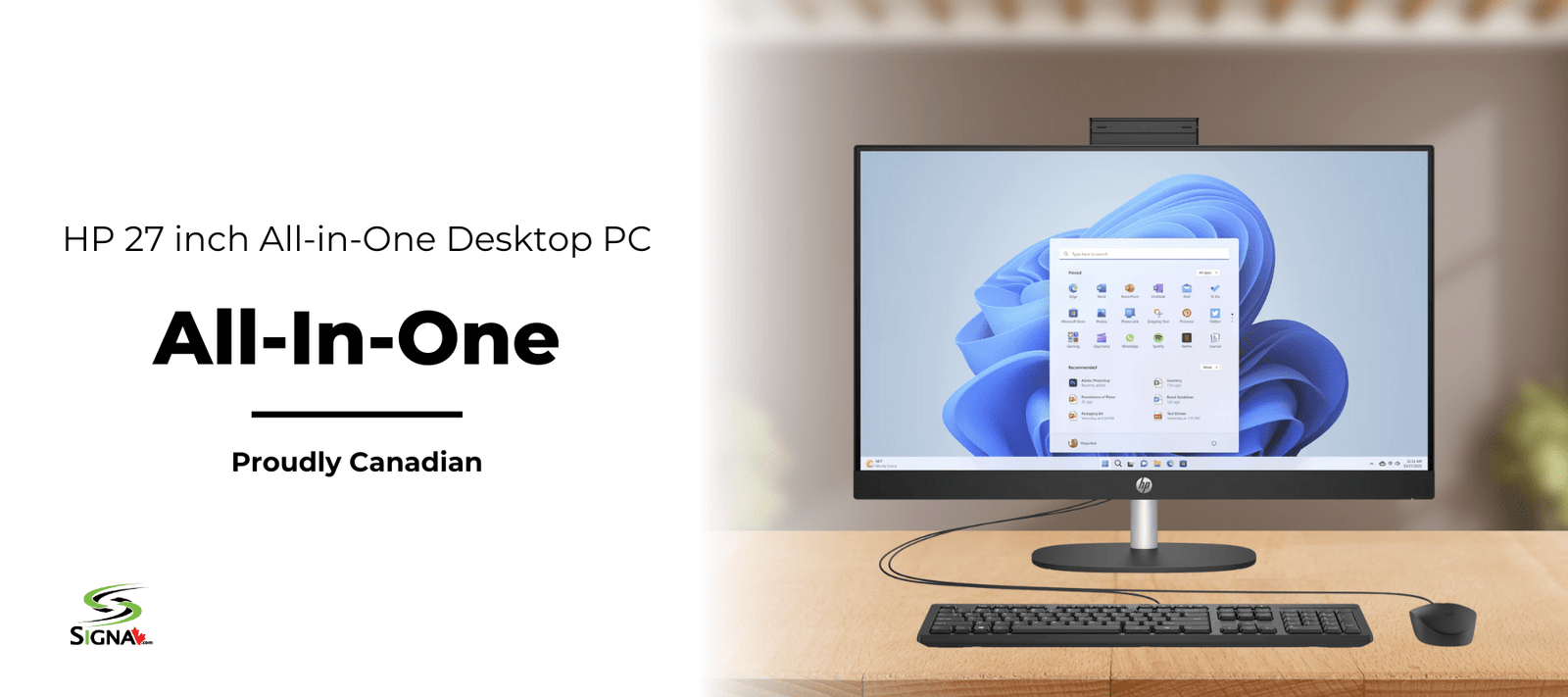 HP 27 inch All-in-One Desktop PC – Power Meets Elegance - Signa