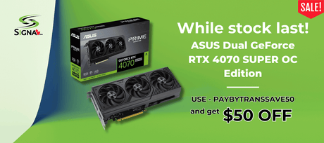 HUGE Discount! - ASUS Dual GeForce RTX 4070 SUPER OC Edition - Signa
