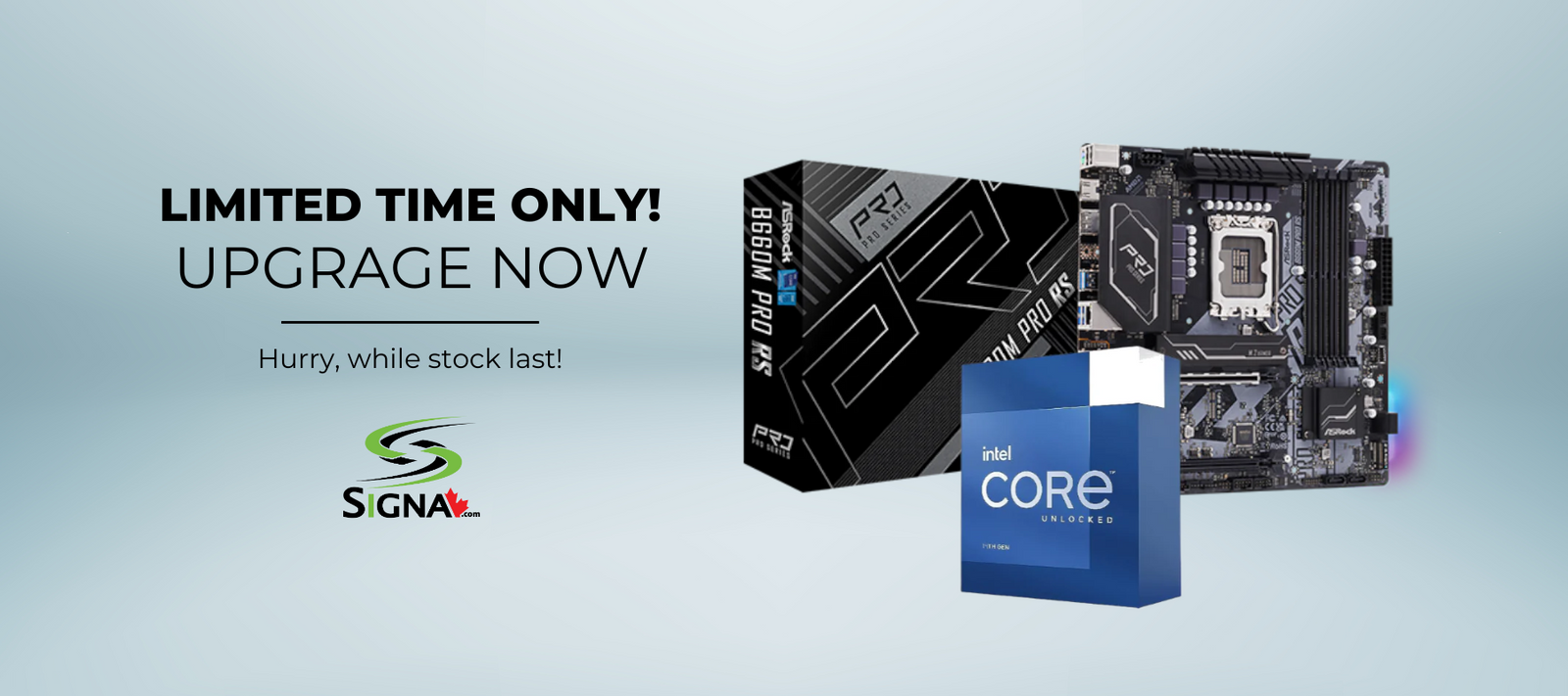 I9 Upgrade Chip Board Banner