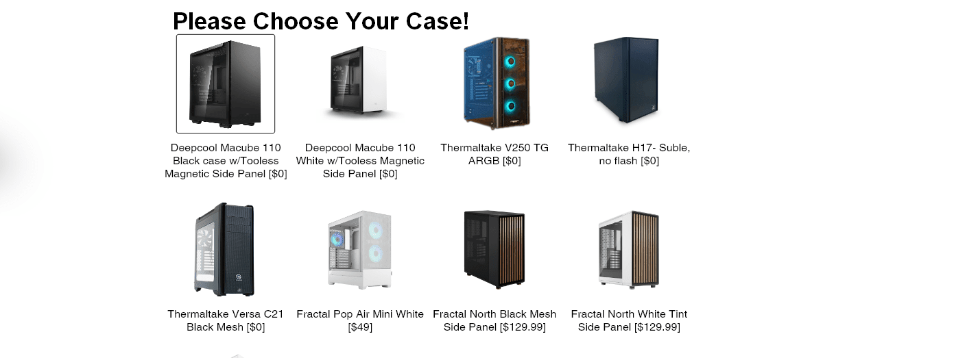 Please choose your case! - Signa