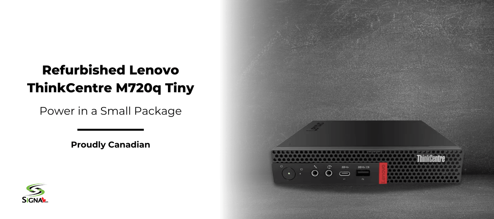 Refurbished Lenovo ThinkCentre M720q Tiny — Power in a Small Package - Signa