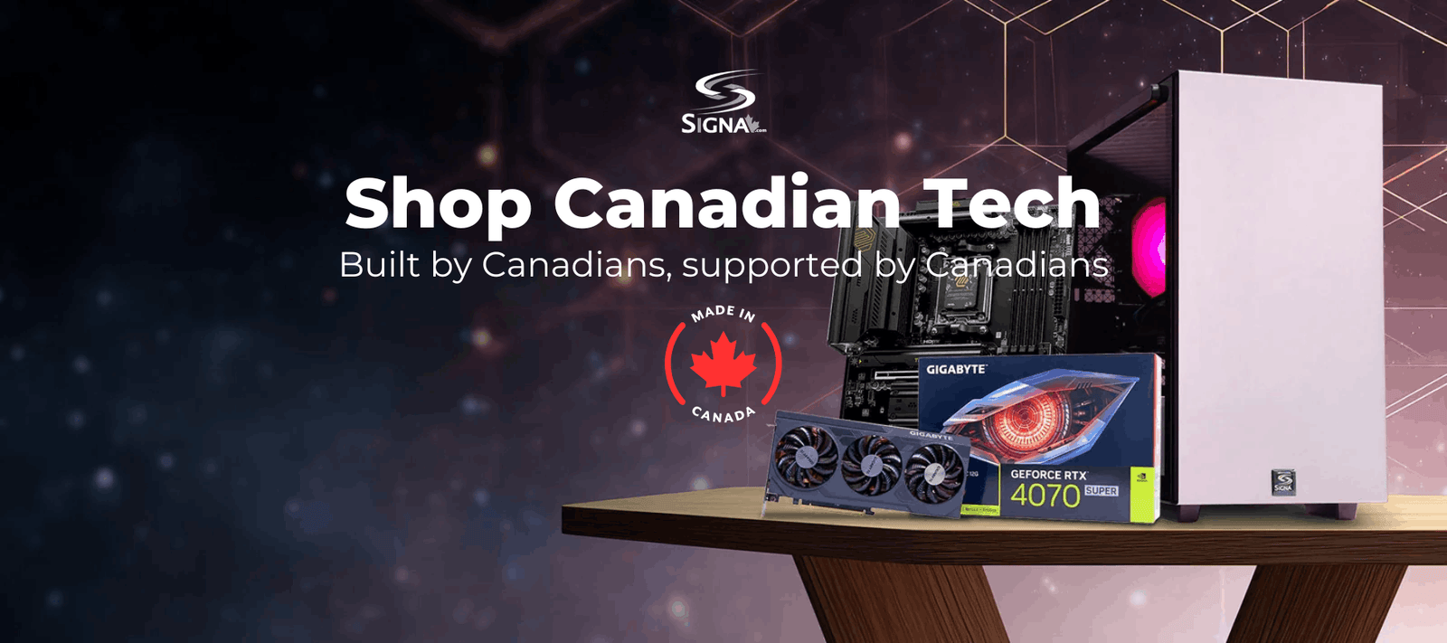 Shop Canadian Tech: Building PCs with Local Pride - Signa