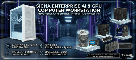 Signa Enterprise AI & GPU Computer Workstation - Signa