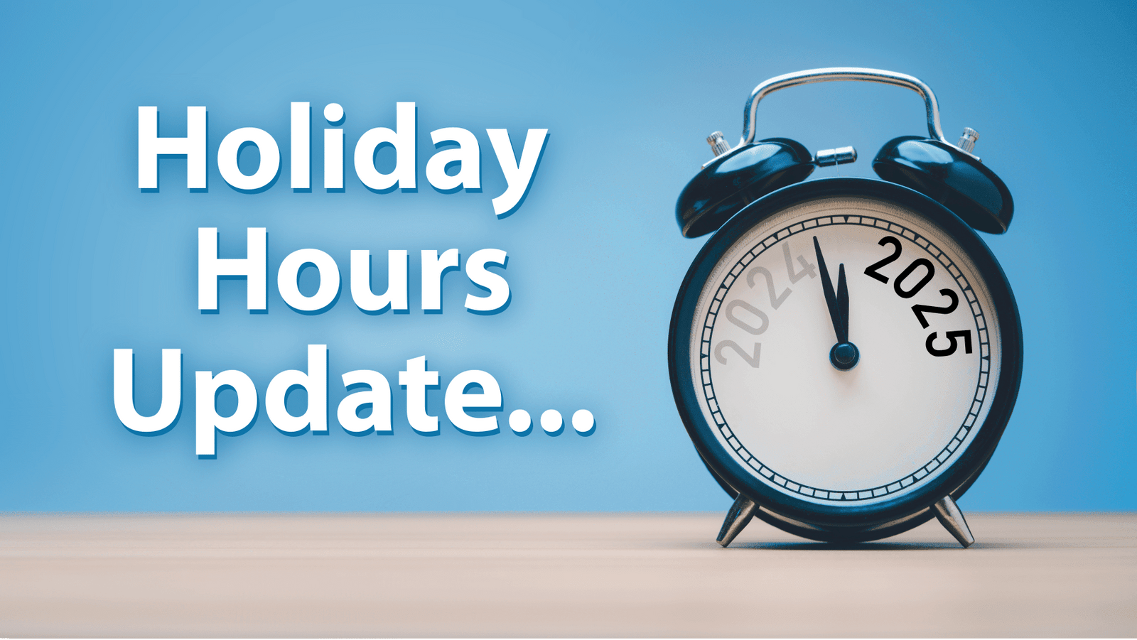 Signa Holiday Hours Update - Signa