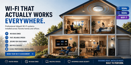 Signa Professional Ubiquiti Wi-Fi Systems Install — Toronto & GTA - Signa