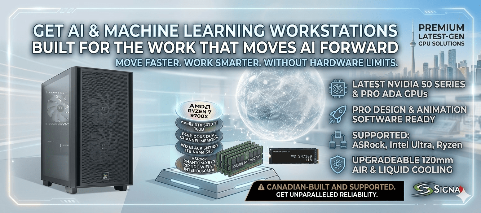 Signa's AI Dual GPU Workstation - Signa