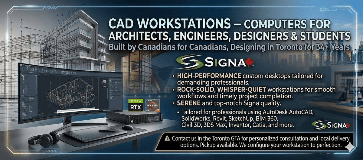 Signa's CAD Workstations — For Architects, Engineers, Designers & Students - Signa