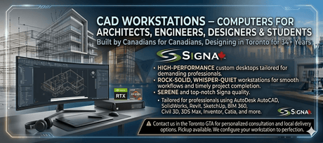 Signa's CAD Workstations — For Architects, Engineers, Designers & Students - Signa