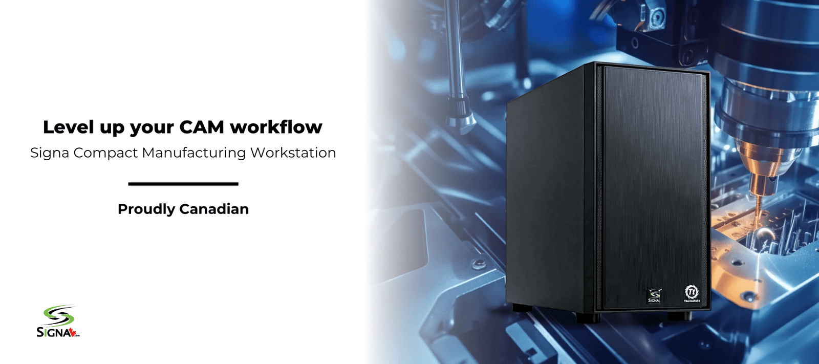 Signa’s Compact CAM Workstation — Engineered for Precision Manufacturing - Signa