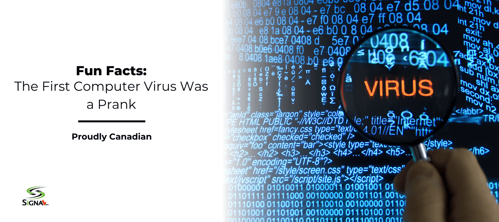 The First Computer Virus Was a Prank - Signa