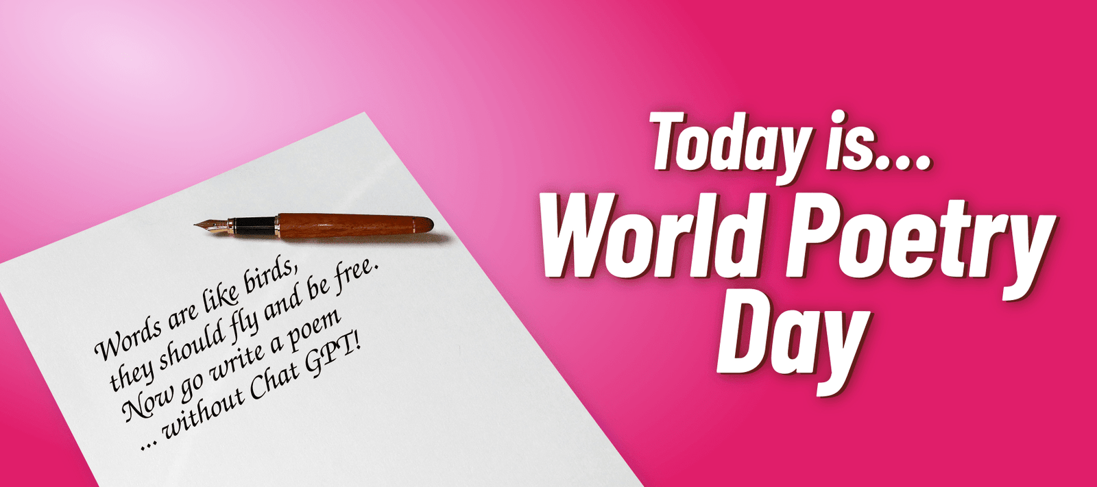 Today is World Poetry Day! - Signa
