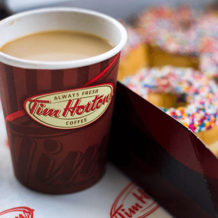 Who’s coming in for Tim’s coffee and donuts today?!