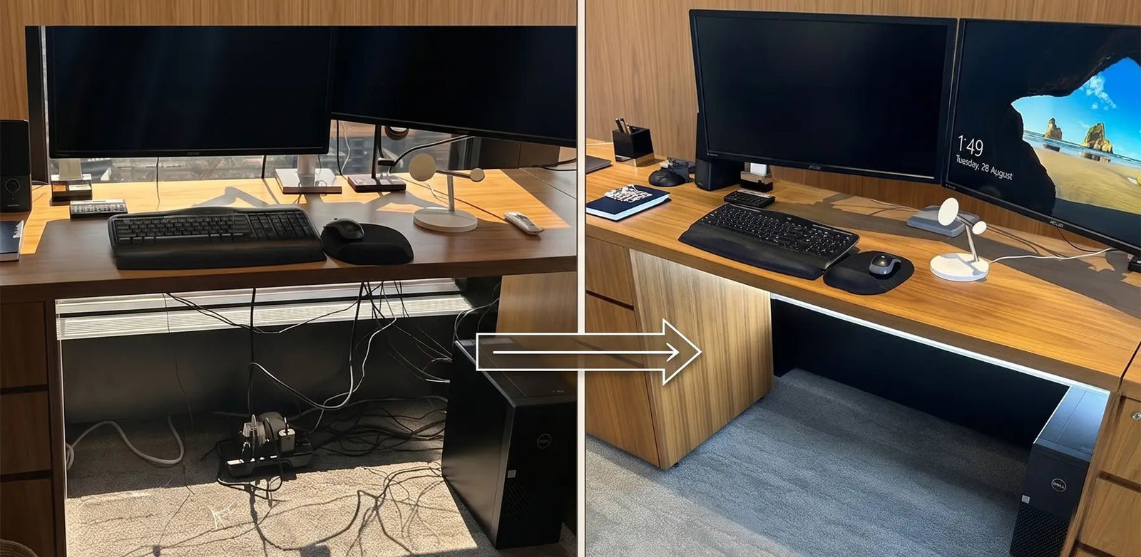 Signa Cable Management, Concealment, Organization & Wiring Cleanup in the Toronto GTA Area - Signa