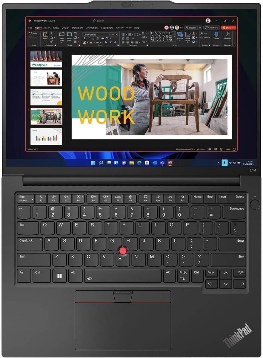 Lenovo ThinkPad E14 14" Laptop, Intel Core i5-1335U, 16GB DDR4, 512GB