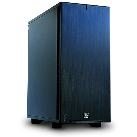 clean black computer