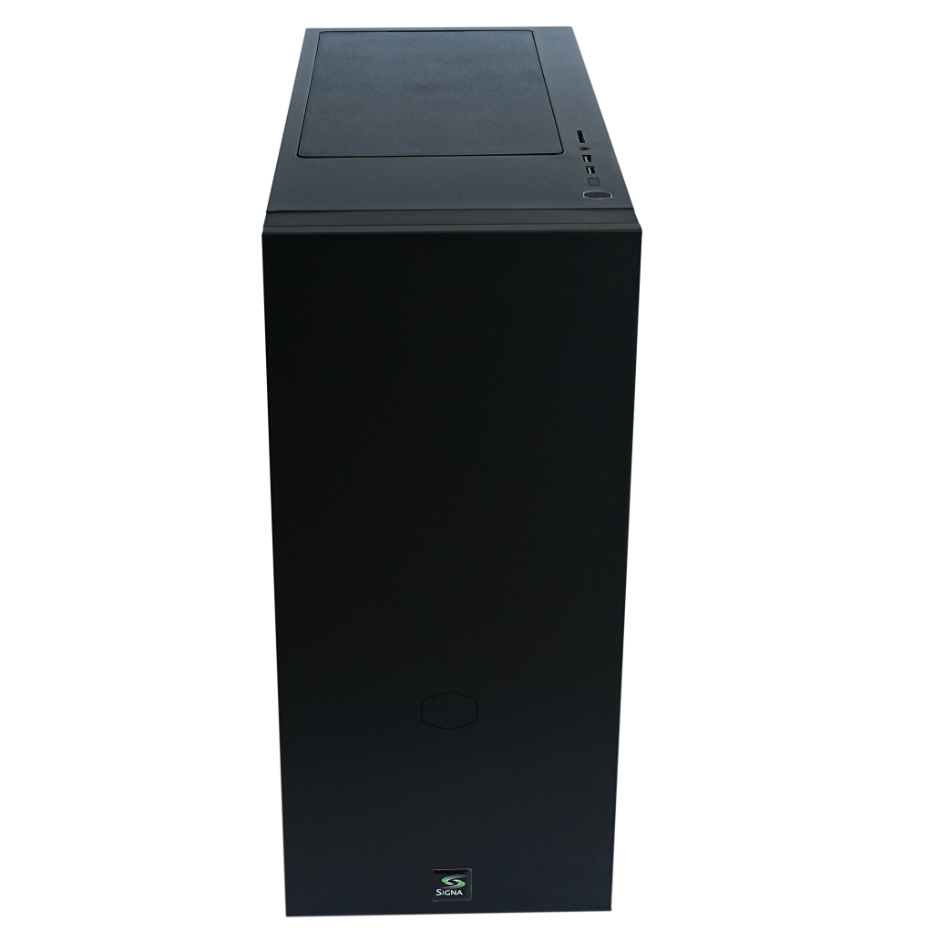 clean black computer